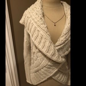 Forever21 Chunky Cable Knit Cardigan